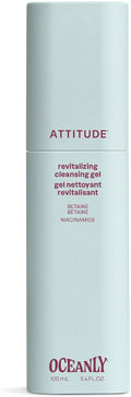 ATTITUDE Revitalizing Cleansing Gel, Gentle Face Wash, EWG Verified, Vegan, 100 mL Proudly Canadian!