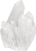 Top Plaza Healing Rock Crystal Clear Quartz Cluster Mineral Geode Druzy Specimen 1.85-3.5''(White Crystal Quartz Cluster)