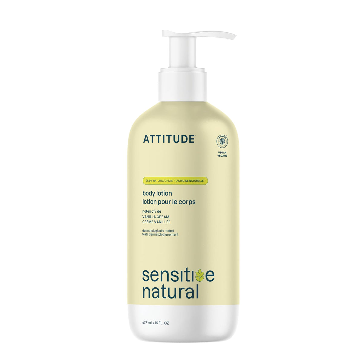 ATTITUDE Face & Body Lotion  Sensitive & Various Scents 16 Fl Oz Proudly Canadian!