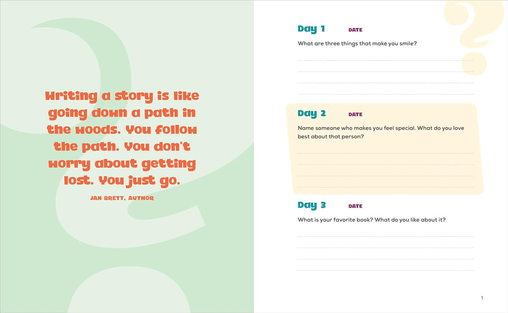 Question a Day Journal for Kids: 365 Days to Capture Memories and Express Yourself