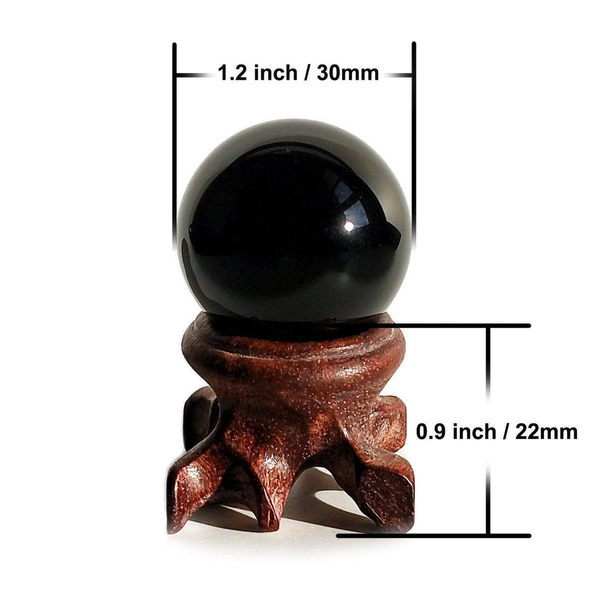 Black Obsidian Crystal Balls for Fengshui, Meditation, Crystal Healing, Divination, Home Decoration, Black Magic Crystal Sphere