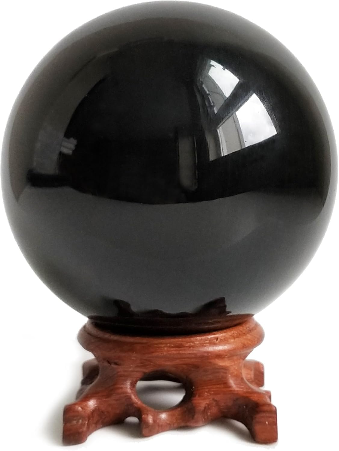 Black Obsidian Crystal Balls for Fengshui, Meditation, Crystal Healing, Divination, Home Decoration, Black Magic Crystal Sphere