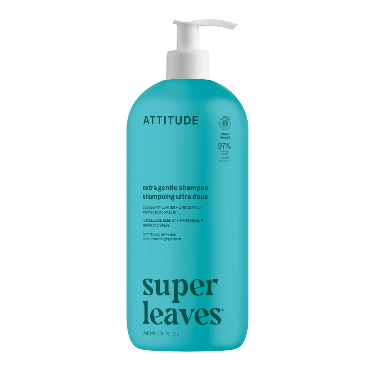 ATTITUDE Volumizing Shampoo for Fine, Thin Hair, EWG Verified, 946 mL Proudly Canadian!
