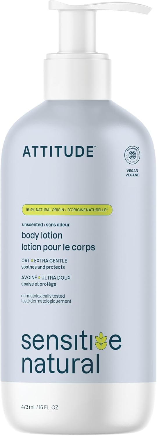 ATTITUDE Face & Body Lotion  Sensitive & Various Scents 16 Fl Oz Proudly Canadian!