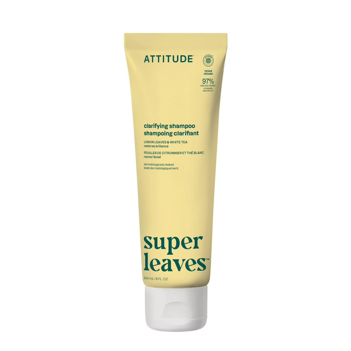 ATTITUDE Clarifying Shampoo for Build Up & Oily Hair, EWG Verified 473 mL Proudly Canadian!