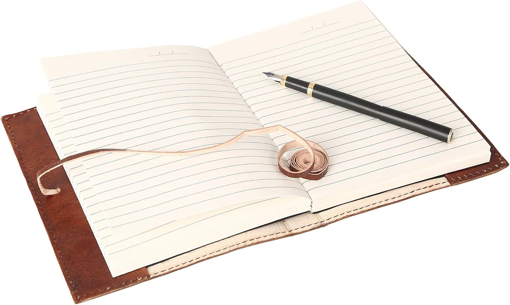 Leather Journal Refillable Lined Paper Tree of Life Handmade Leather Journal/Writing Notebook Diary/Bound Daily Notepad for Men & Women Medium, Writing pad for Artist, Sketch