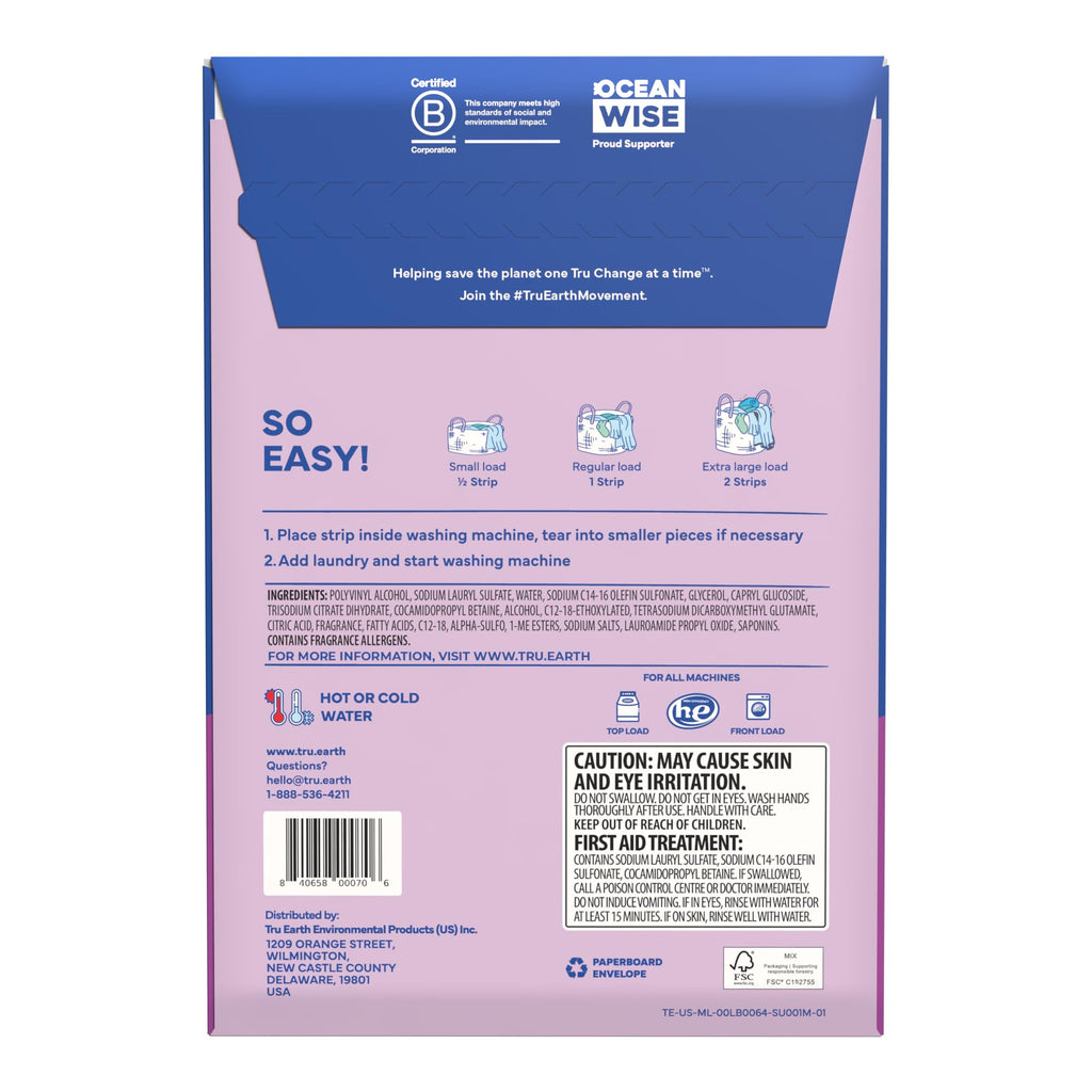 Tru Earth Laundry Detergent Sheets Canadian Made Eh!