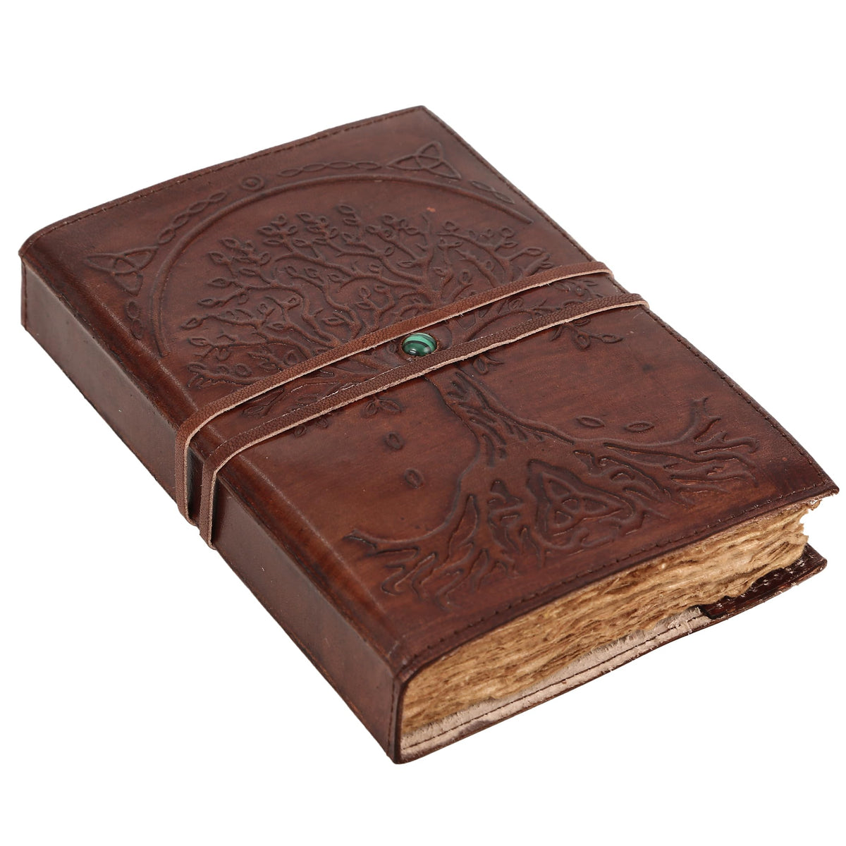 Leather Journal Refillable Lined Paper Tree of Life Handmade Leather Journal/Writing Notebook Diary/Bound Daily Notepad for Men & Women Medium, Writing pad for Artist, Sketch