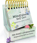 MESMOS Mindfulness Perpetual Flip Calendar with 366 Daily Affirmations