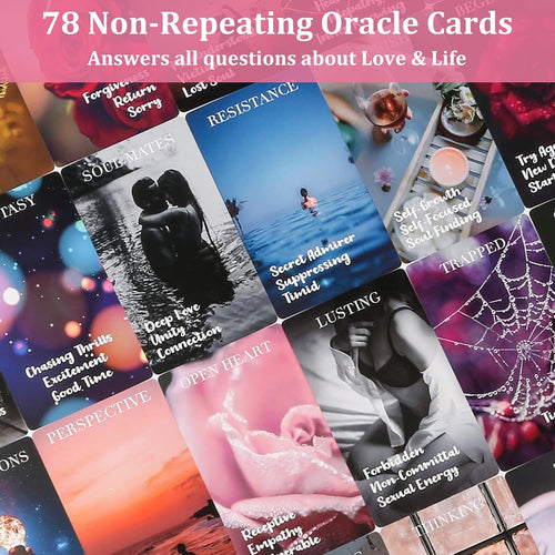 78 PCS Love Oracle Cards Deck