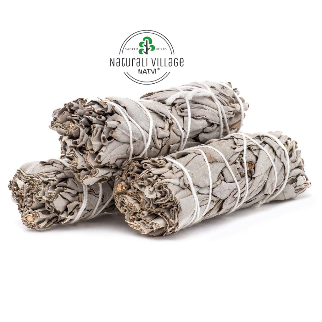 Smudge Herbs Pack California White Sage Cedar Blue sage (White Sage x 3 Units)