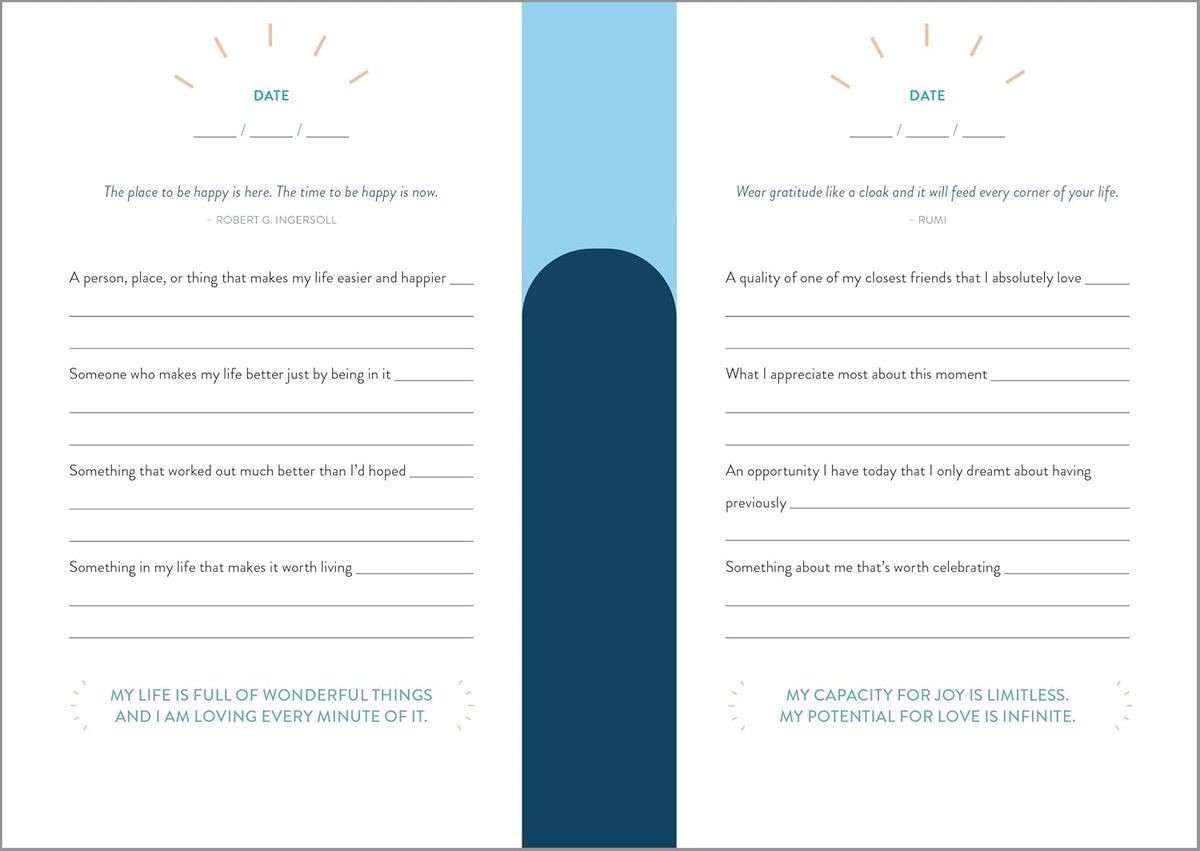 The 5-Minute Gratitude Journal: Give Thanks, Practice Positivity, Find Joy