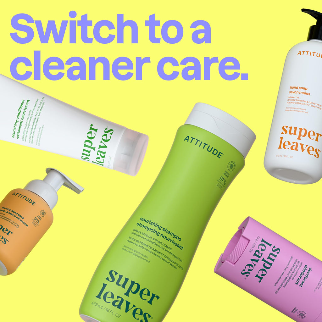 ATTITUDE Clarifying Shampoo for Build Up & Oily Hair, EWG Verified 473 mL Proudly Canadian!