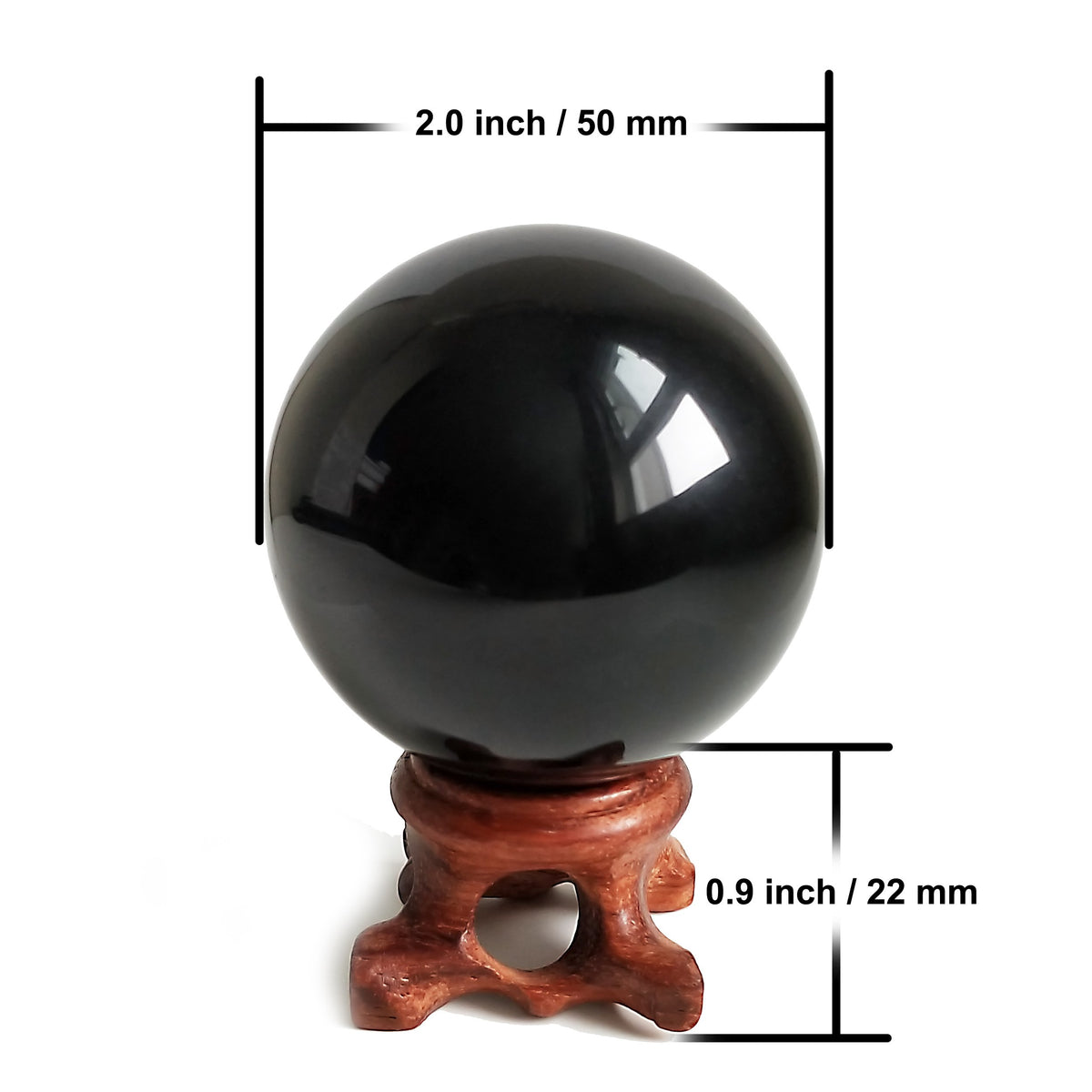Black Obsidian Crystal Balls for Fengshui, Meditation, Crystal Healing, Divination, Home Decoration, Black Magic Crystal Sphere