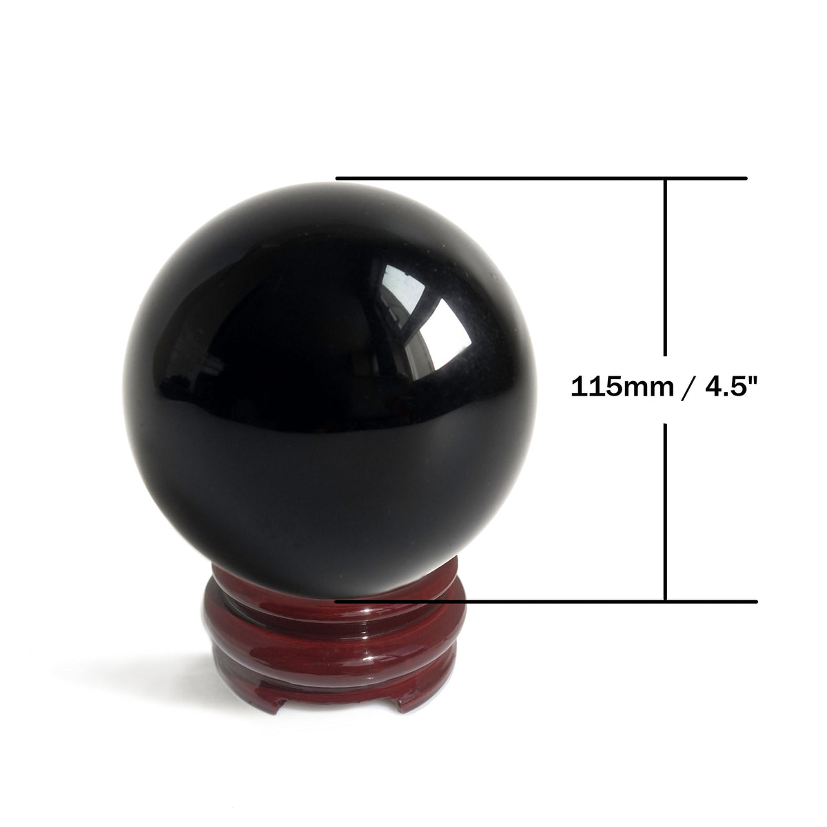 Black Obsidian Crystal Balls for Fengshui, Meditation, Crystal Healing, Divination, Home Decoration, Black Magic Crystal Sphere