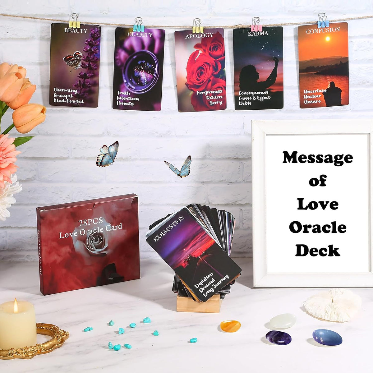 78 PCS Love Oracle Cards Deck