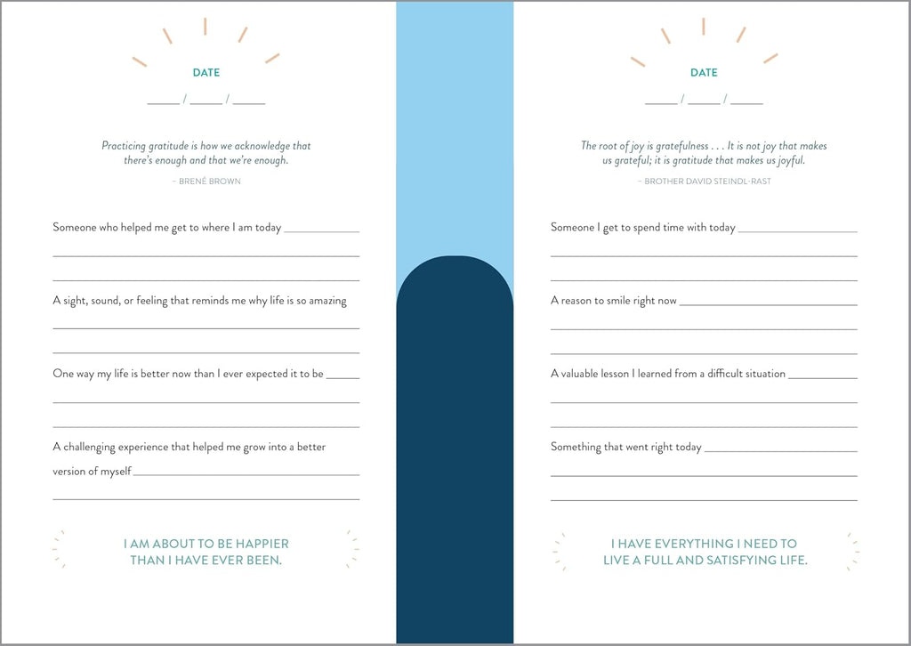 The 5-Minute Gratitude Journal: Give Thanks, Practice Positivity, Find Joy