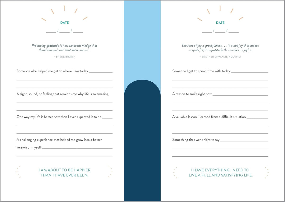 The 5-Minute Gratitude Journal: Give Thanks, Practice Positivity, Find Joy