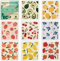Eulnars Swedish Dish Cloth, 8 Pack Fruit Swedish Dishcloths for Kitchen, Reusable Paper Towels Washable, Biodegradable, Non-Scratch Cellulose Sponge Cloths, No Odor