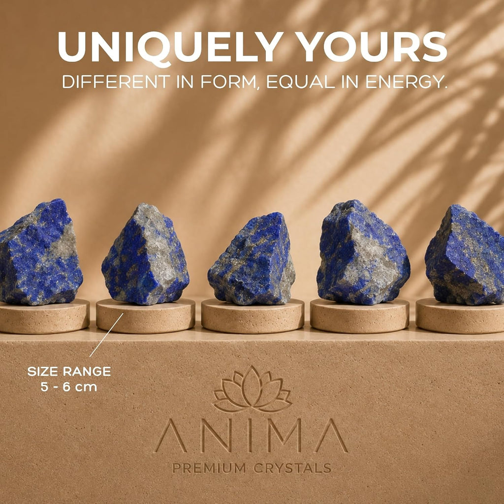 Anima® Large Lapis Lazuli Crystal for Authenticity and Self-Expression