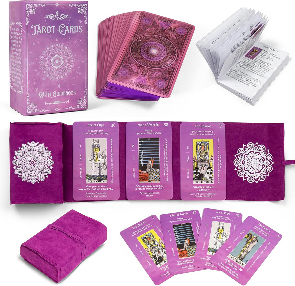 Tarot Cards with Guidebook