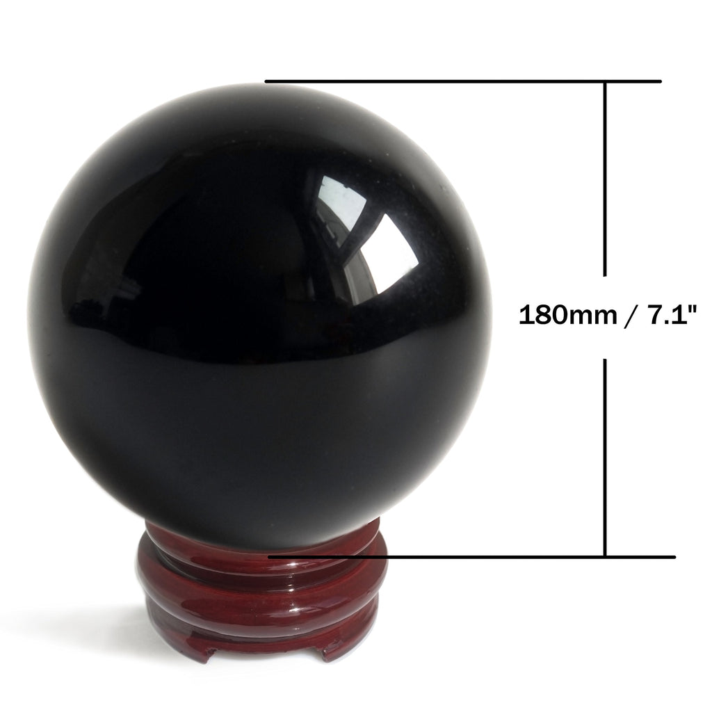 Black Obsidian Crystal Balls for Fengshui, Meditation, Crystal Healing, Divination, Home Decoration, Black Magic Crystal Sphere