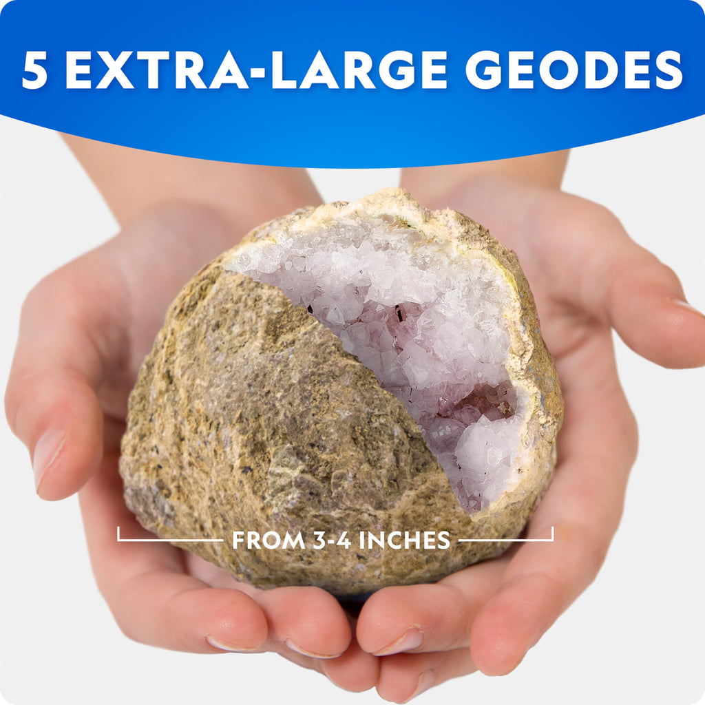National Geographic Break Open 10 Premium Geodes Science Kit for Kids