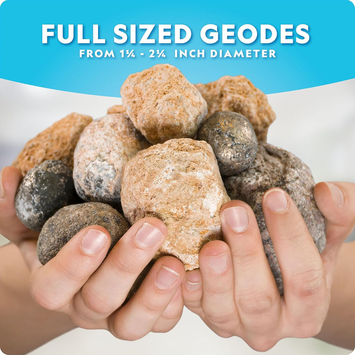 National Geographic Break Open 10 Premium Geodes Science Kit for Kids