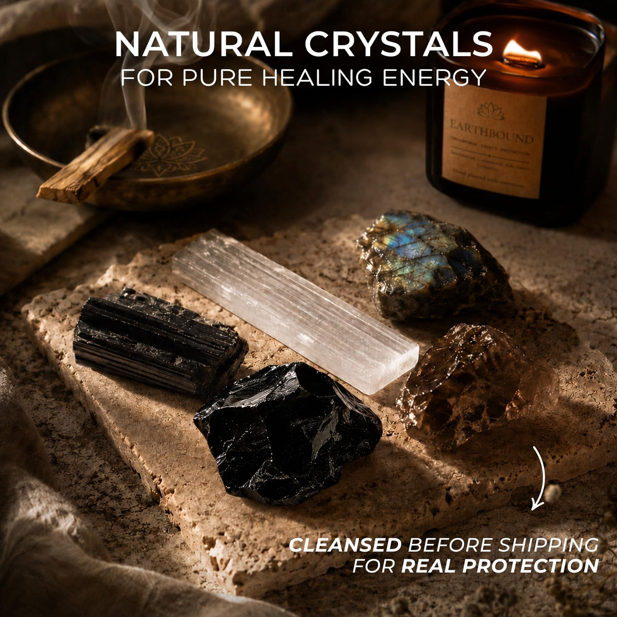 Anima® Various Crystal Sets for Peace, Intuition & Rest