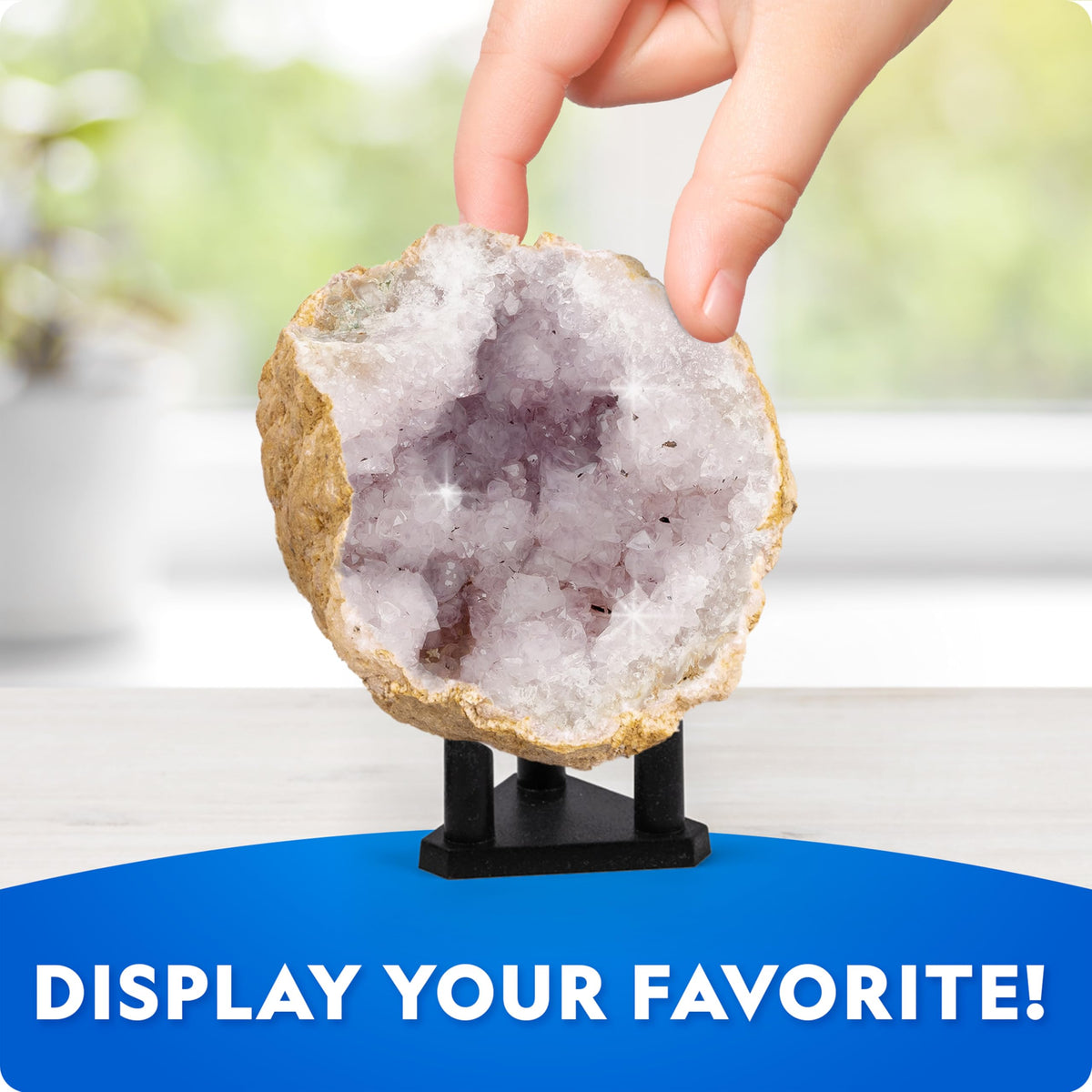 National Geographic Break Open 10 Premium Geodes Science Kit for Kids