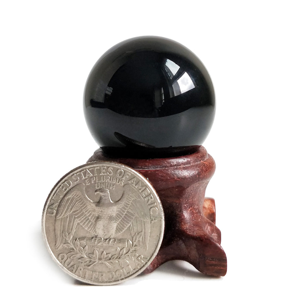 Black Obsidian Crystal Balls for Fengshui, Meditation, Crystal Healing, Divination, Home Decoration, Black Magic Crystal Sphere