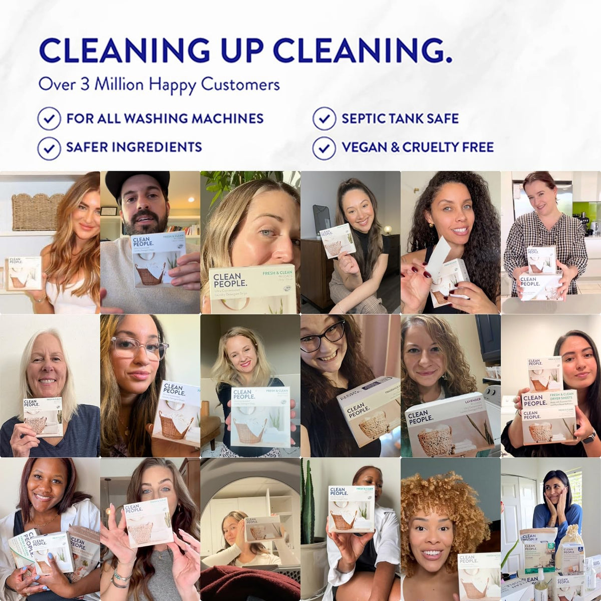 The Clean People Fabric Softener Sheets - Dryer Sheets - Softens & Removes Static Cling - Vegan Laundry Softener With Essential Oils - Fresh Scent, 120 Pack