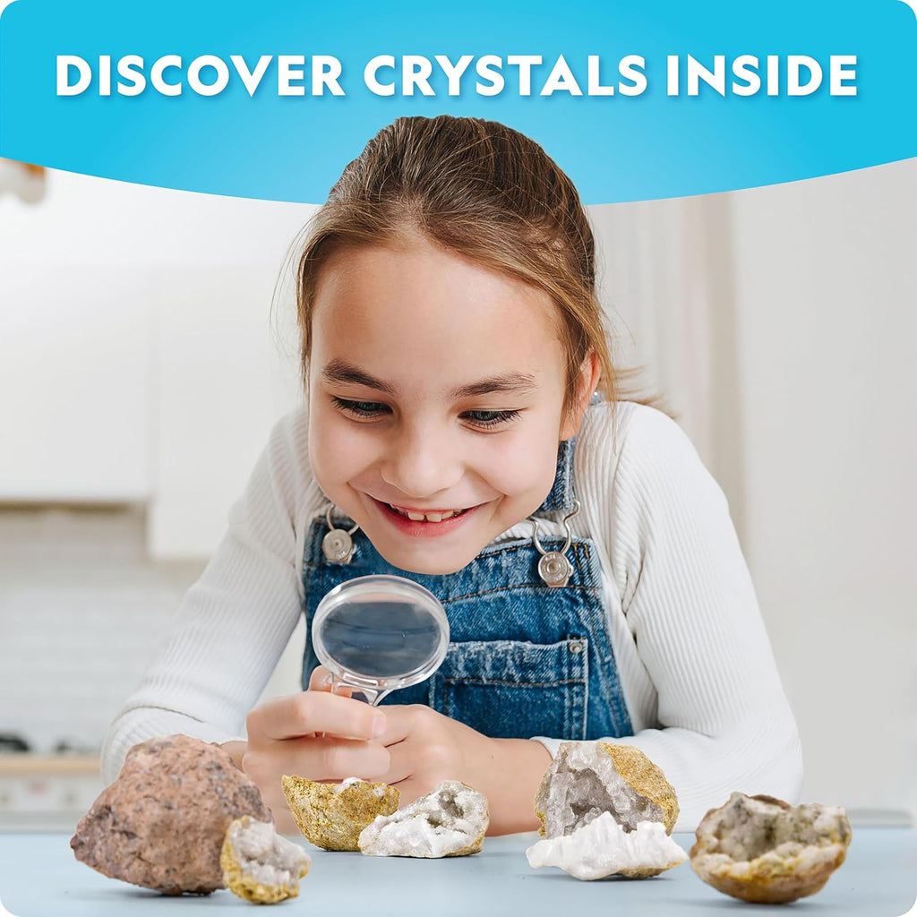 National Geographic Break Open 10 Premium Geodes Science Kit for Kids