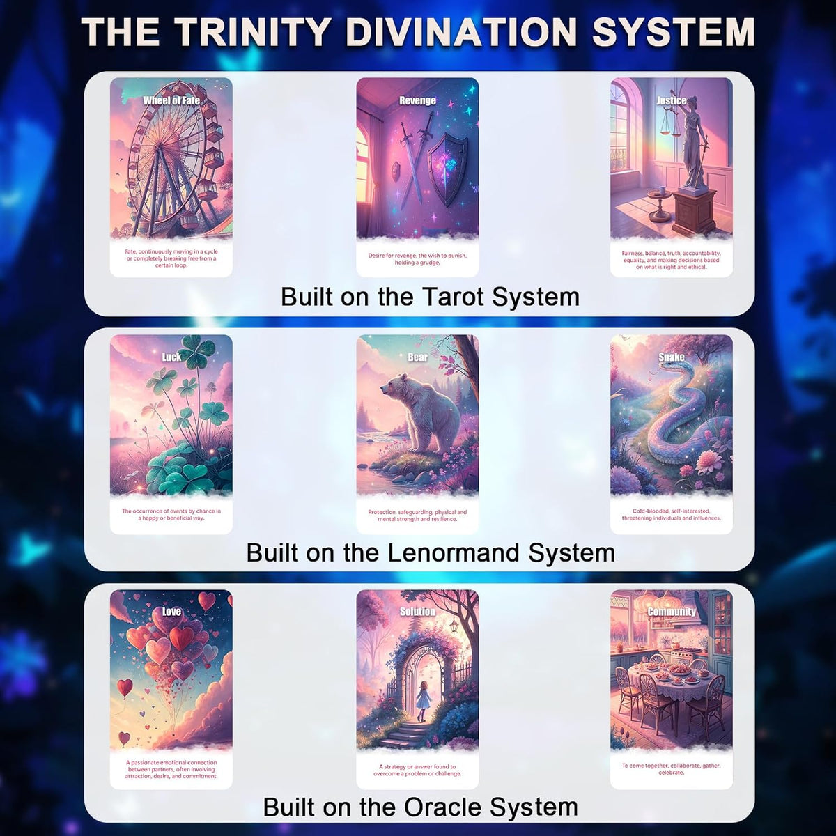 Pink Tarot Oracle Cards for Beginners