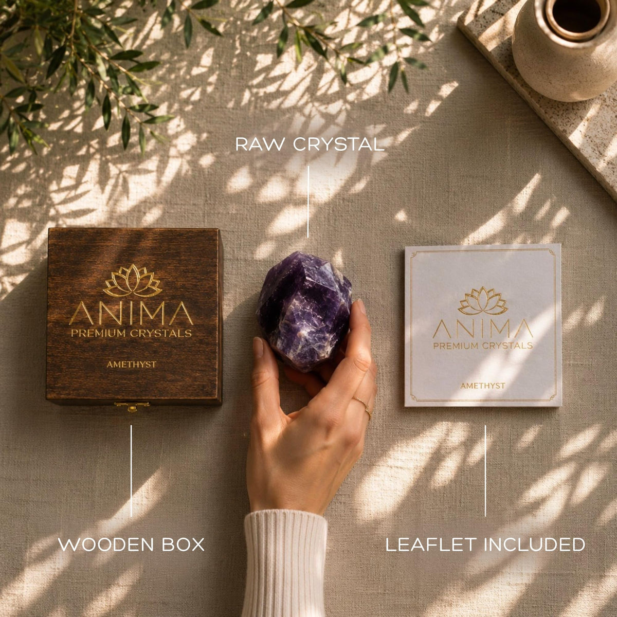 Anima® Large Lapis Lazuli Crystal for Authenticity and Self-Expression