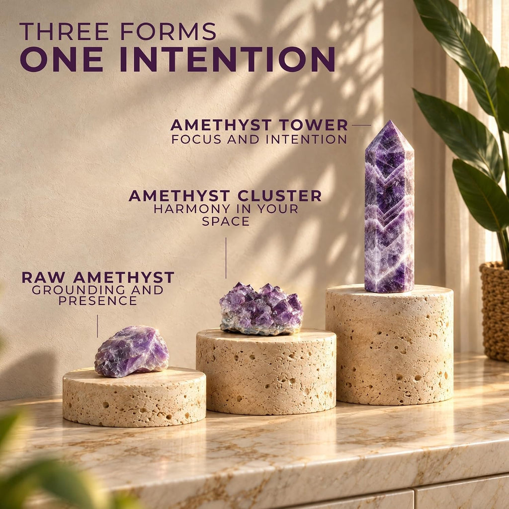 Anima® Various Crystal Sets for Peace, Intuition & Rest