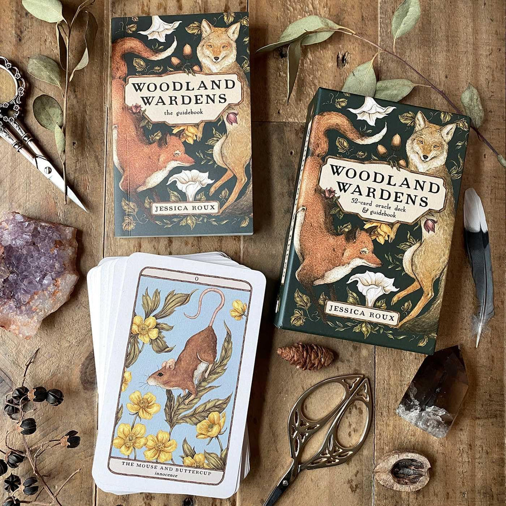 Woodland Wardens: 52-Card Oracle Deck & Guidebook