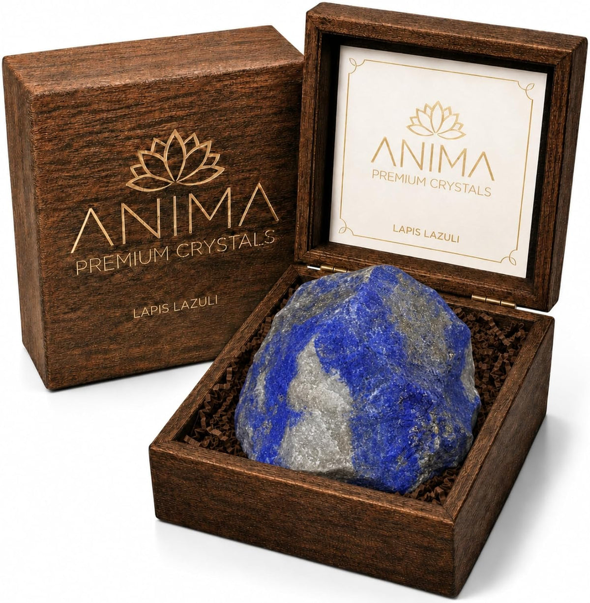 Anima® Large Lapis Lazuli Crystal for Authenticity and Self-Expression