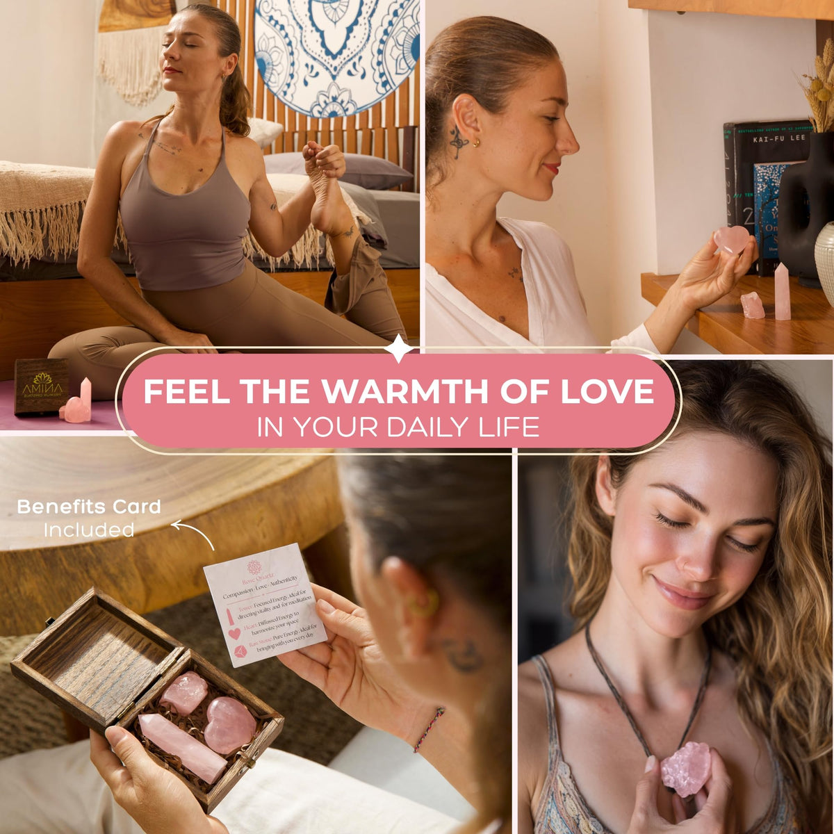 Anima® Various Crystal Sets for Peace, Intuition & Rest