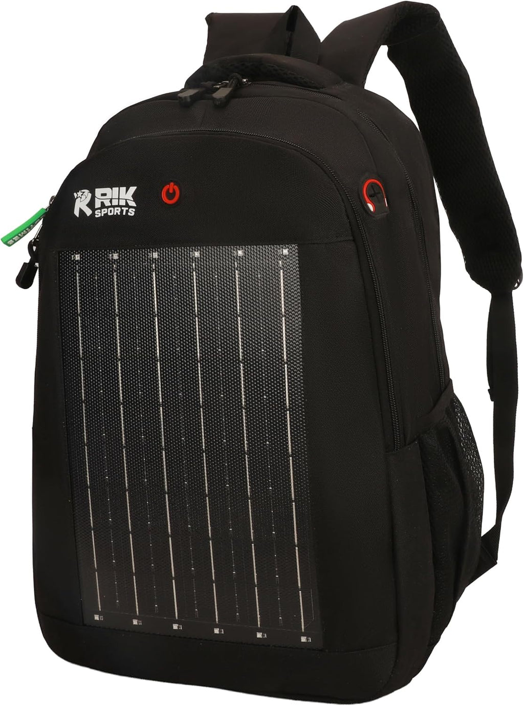 Solar Powered Hiking Backpack with USB Charging Port & LED Light, Waterproof Outdoor Travel Laptop Backpack with Solar Panel for Camping, Trekking & Adventure Gear
