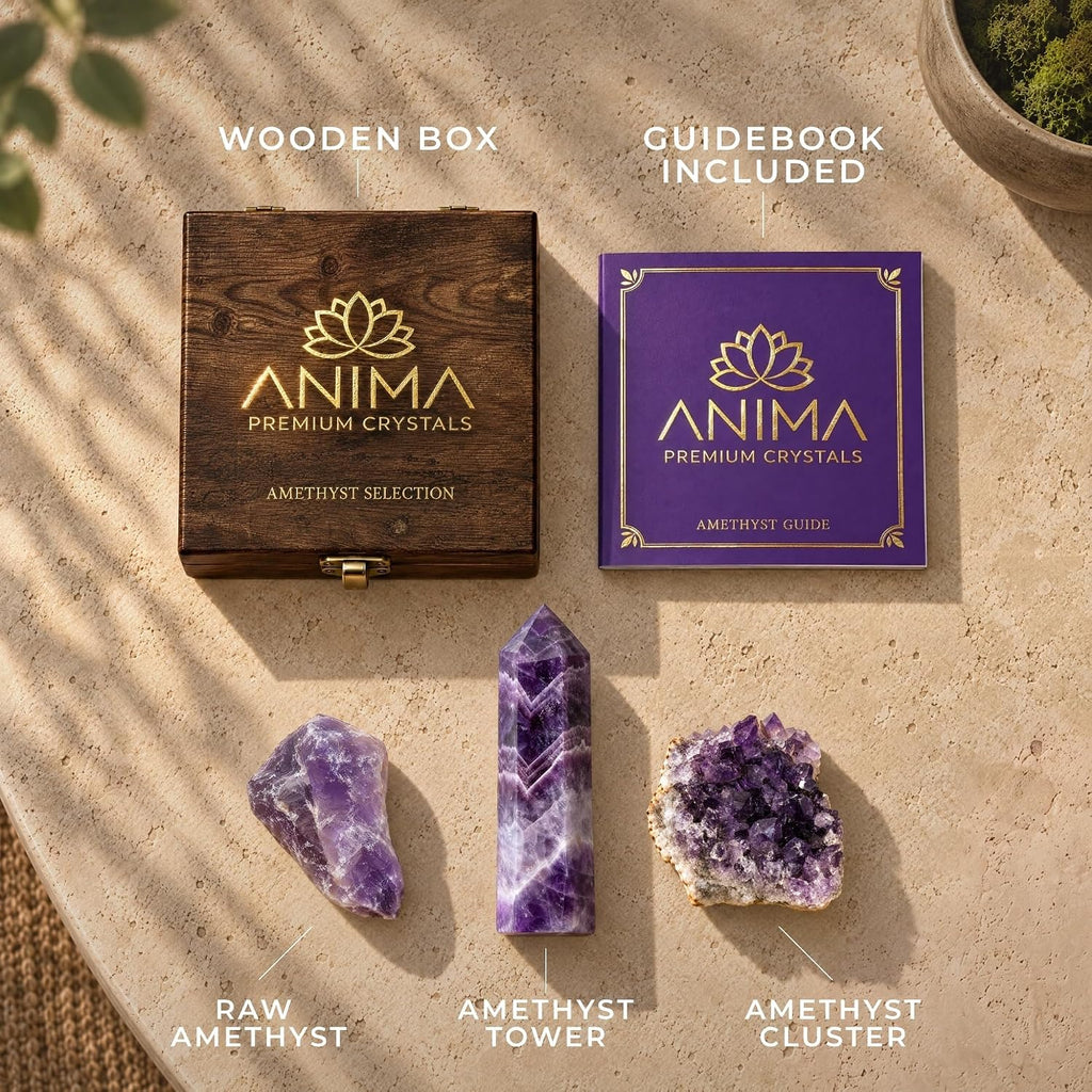 Anima® Various Crystal Sets for Peace, Intuition & Rest