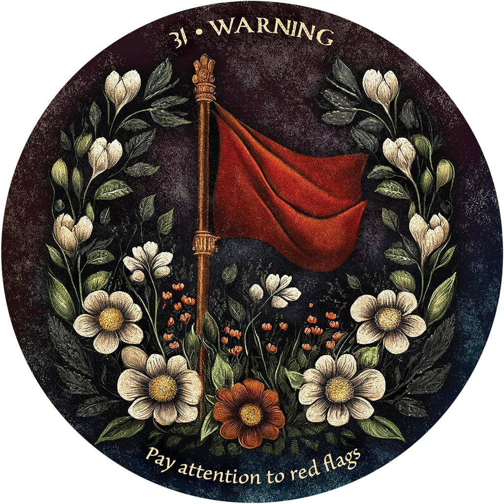 Arcana Folia Oracle Deck: 50-Card Round Deck