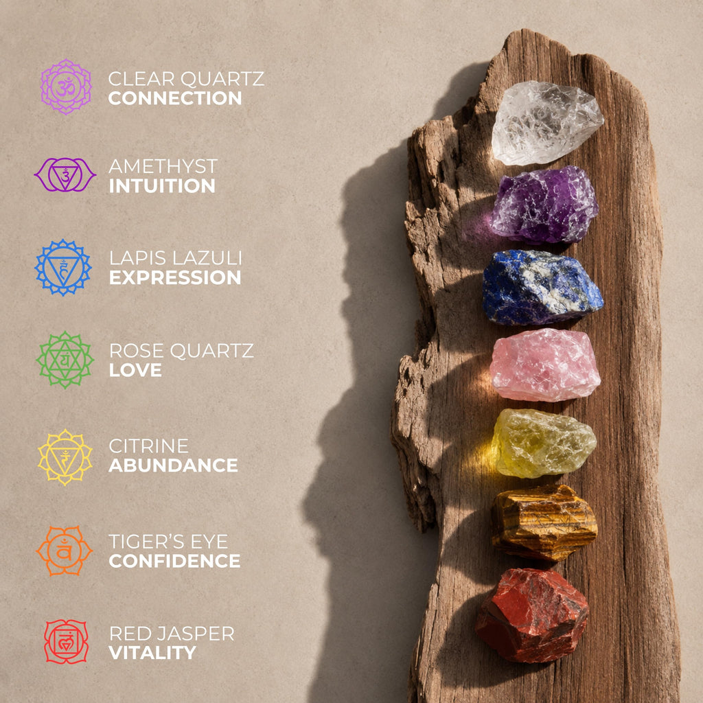 Anima® Various Crystal Sets for Peace, Intuition & Rest