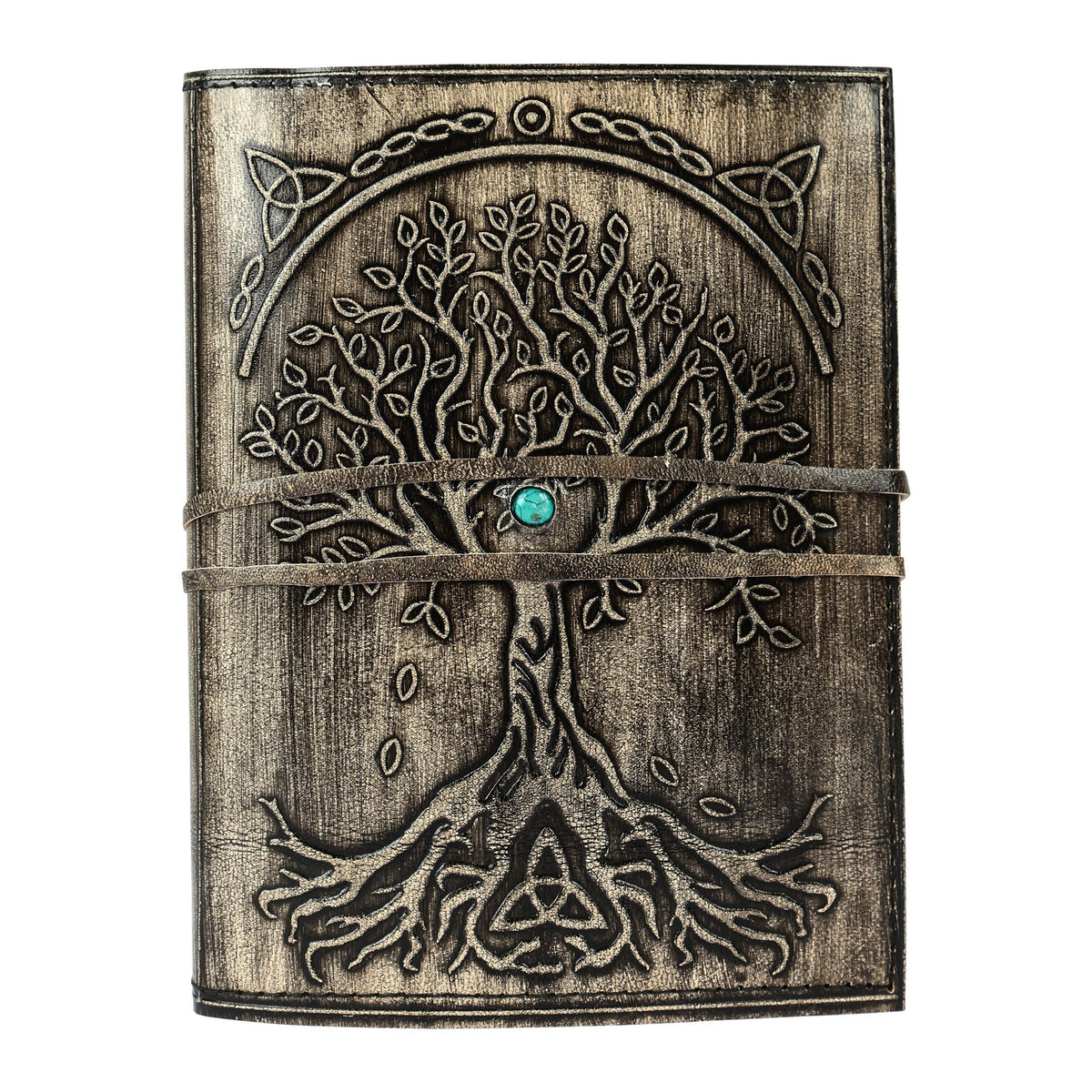 Leather Journal Refillable Lined Paper Tree of Life Handmade Leather Journal/Writing Notebook Diary/Bound Daily Notepad for Men & Women Medium, Writing pad for Artist, Sketch