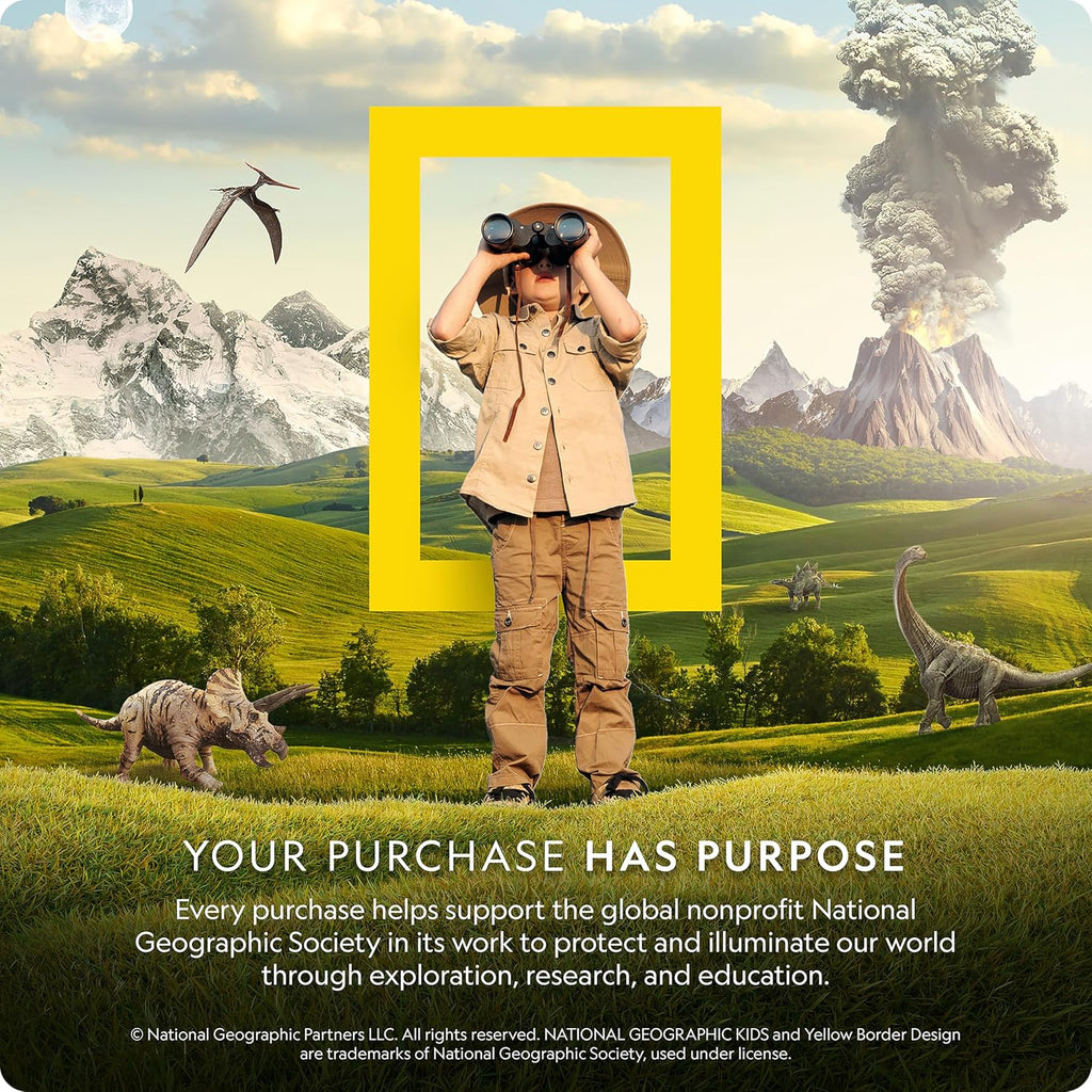National Geographic Mega Crystal Growing Kit with 6 Crystals for Kids 8-10